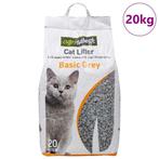 vidaXL Kattenbakvulling met babypoeder geur Bentoniet 20L, Verzenden, Nieuw