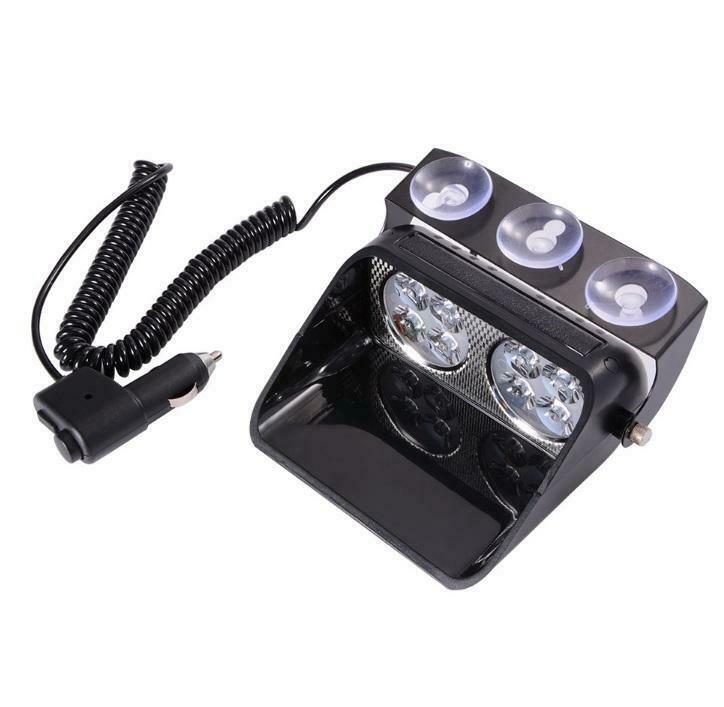 ORANJE 8 LED Dashboard Strobe Flash zwaailicht - Rond, Huis en Inrichting, Lampen | Hanglampen, Verzenden