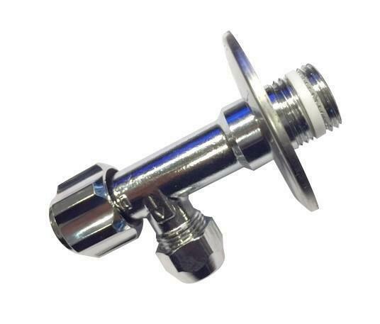 Hoekstopkraan 1/2x10 mm KIWA + rozet, Bricolage & Construction, Sanitaire, Enlèvement ou Envoi