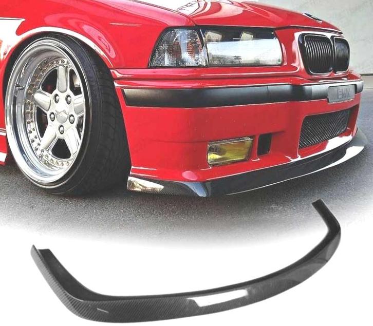 SPOILER LAME PARE-CHOCS BMW E36 91-99 LOOK M3 CARBONE, Auto-onderdelen, Carrosserie, Verzenden