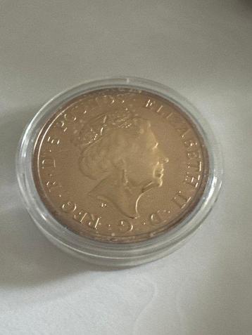 Royaume-Uni. 5 Pounds 2018 The Queen´s Beasts Unicorn, 2 Oz