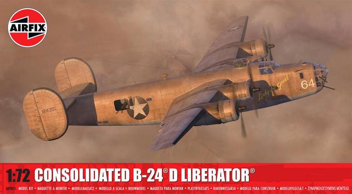 Airfix A09011 Consolidated B-24D Liberator Schaal 1:72, Hobby en Vrije tijd, Modelbouw | Vliegtuigen en Helikopters, Nieuw, Overige merken