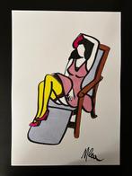 Marco Lodola (1955) - Senza titolo, Antiek en Kunst, Kunst | Schilderijen | Modern