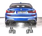 EMBOUTS DÉCHAPPEMENT BMW G20 20-22 LOOK M CHROMÉ, Autos : Pièces & Accessoires, Systèmes d'échappement, Verzenden