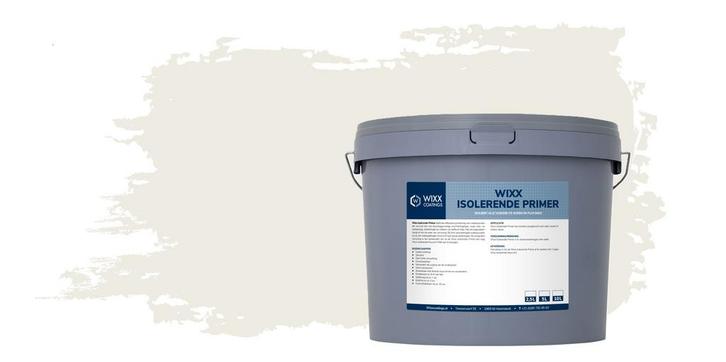Wixx Isolerende Primer RAL 9010 | Zuiver Wit 5L, Doe-het-zelf en Bouw, Verf, Beits en Lak, Nieuw, Verzenden