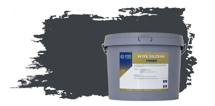 Wixx Siloxan Buitenprimer RAL 7016 | Antracietgrijs 5L, Doe-het-zelf en Bouw, Verf, Beits en Lak, Nieuw, Verzenden