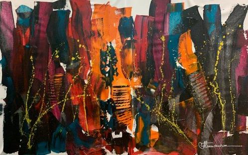 Anastasiya Tumanova - Écho de l’âme.-XXL, Antiek en Kunst, Kunst | Schilderijen | Modern