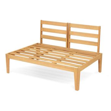 Houten palletbank - 83,5 x 120 x 70 cm | 2-persoons, Huis en Inrichting, Verzenden, Nieuw