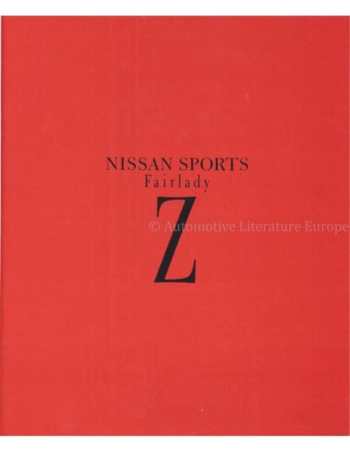 1990 NISSAN FAIRLADY Z BROCHURE JAPANS, Boeken, Auto's | Folders en Tijdschriften