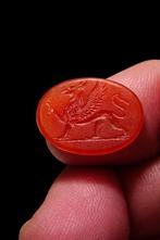 Oud-Grieks, Magna Graecia Kornalijn Intaglio - 19 cm (Zonder