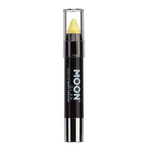 Moon Glow Pastel Neon UV Body Crayons Pastel Yellow 3.2g, Hobby & Loisirs créatifs, Articles de fête, Envoi