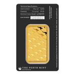 100 gram - Goud - 9999 Gold Bar Perth Mint (In Assay) -, Postzegels en Munten, Edelmetalen en Baren