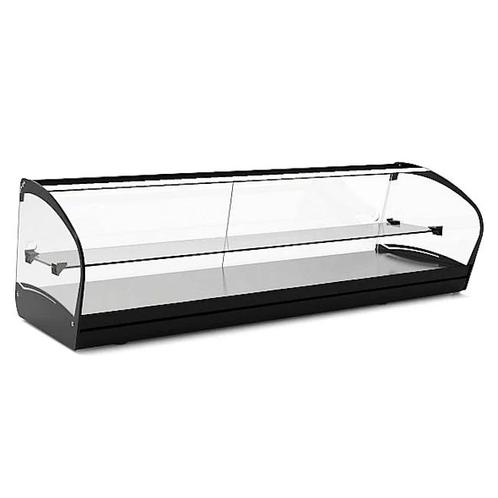 Neutrale Vitrine | SHARK | Zwart | 2 Niveaus |, Zakelijke goederen, Horeca | Keukenapparatuur, Nieuw in verpakking, Verzenden