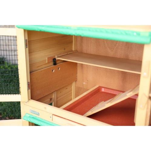 Knaagdierhok konijnenhok appartement 118 x 61 x 130 cm -, Dieren en Toebehoren, Knaagdieren en Konijnen | Toebehoren, Nieuw