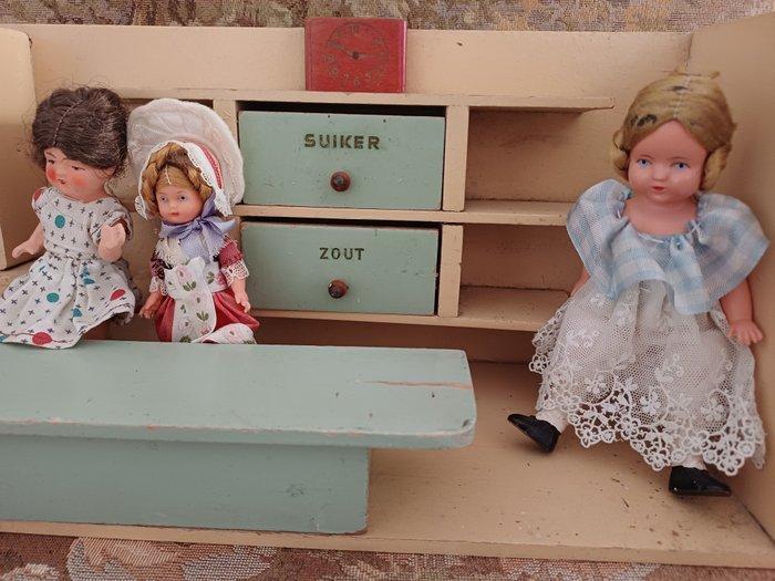 anders - Pop winkeltje - 1940-1950 - Nederland, Antiek en Kunst, Antiek | Speelgoed