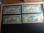 Verenigde Staten van Amerika. - Disney - 4 x 1 Dollar, Postzegels en Munten