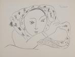 Henri Matisse (1869-1954) - Femme élégante au foulard, Antiquités & Art