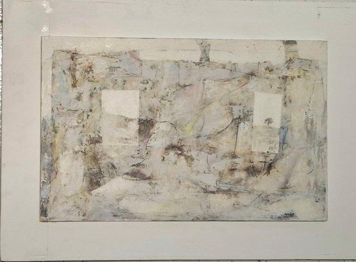 Graziano Carotti (1946) - Case rotte, Antiek en Kunst, Kunst | Schilderijen | Modern