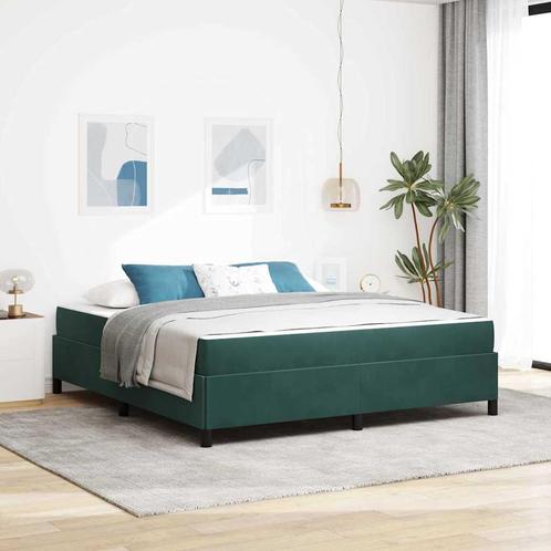 vidaXL Bedframe Anders Wit en Lichtgrijs 180 x 200 cm, Huis en Inrichting, Slaapkamer | Bedden, Nieuw, Verzenden