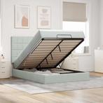 vidaXL Ottoman bed met matrassen 140x200cm fluweel, Huis en Inrichting, Slaapkamer | Bedden, Verzenden, Nieuw