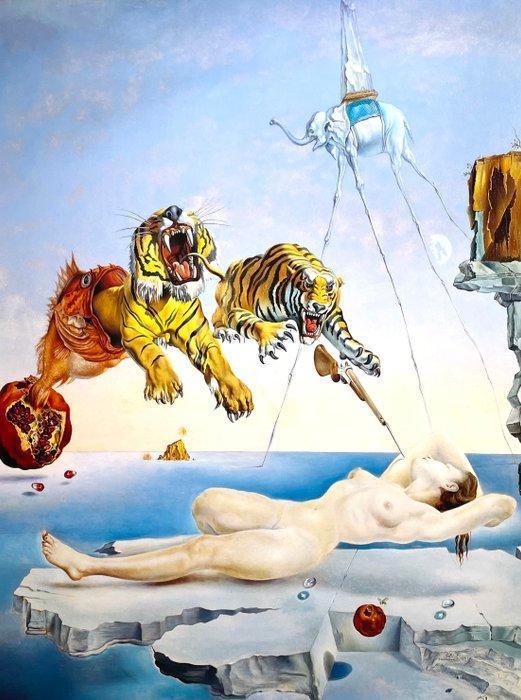 Salvador Dalí (after) - Rêve Causé par le Vol d’une abeille, Antiquités & Art, Art | Dessins & Photographie