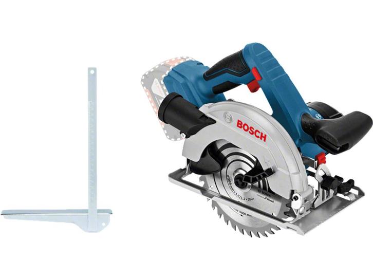Bosch GKS 18V-57 G - Cirkelzaagmachine - Afzuigaansluiting, Doe-het-zelf en Bouw, Gereedschap | Zaagmachines, Zo goed als nieuw