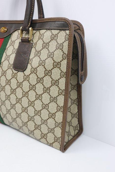 Gucci - GG PVC briefcase - Porte-documents, Handtassen en Accessoires, Tassen | Damestassen