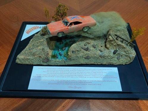 Custom 1:43 - Model coupé - Dodge Charger General Lee 01, Hobby en Vrije tijd, Modelauto's | 1:5 tot 1:12