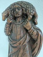 Statuette, Jezus - Goede Herder - 32 cm - Bois, Antiek en Kunst