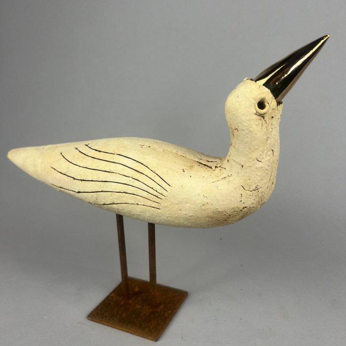 Ewa Budzowska - The bird, Big (with 24carat gold), Antiek en Kunst, Kunst | Designobjecten