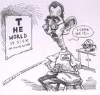 Pentekening Amerika - Gemene Dean (lijst optie, Tekeningen), Antiek en Kunst, Verzenden