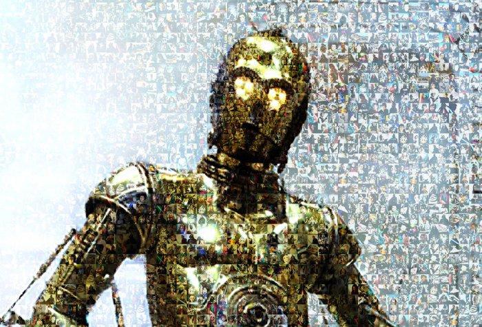 David Law - Crypto R2-D2 & C3-PO - Star Wars, Antiquités & Art, Art | Objets design