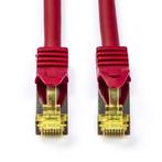 Netwerkkabel | Cat7 S/FTP | 3 meter (100% koper, LSZH, Rood), Nieuw, Verzenden