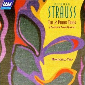 R. Strauss: 2 Piano Trios & 4 pieces for Piano Quartet, CD & DVD, CD | Autres CD, Envoi