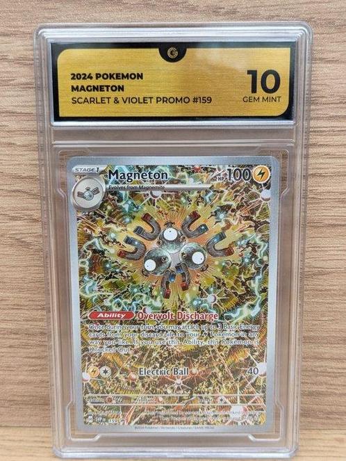 Pokémon - 1 Graded card - Magneton Promo 159 - Surging, Hobby en Vrije tijd, Verzamelkaartspellen | Pokémon