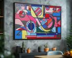 Ksavera - Cubism A1410 - abstract painting on XXL canvas