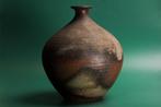 Bizen Ware Jar (Tsubo) — Fujiwara Kin, Rakuzan Kiln -
