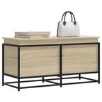 vidaXL Opbergbox met deksel 100x40x51,5 cm bewerkt hout, Verzenden, Nieuw