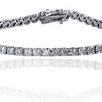 Zonder minimumprijs - Armband - 14 karaat Witgoud - 8.87ct., Handtassen en Accessoires, Armbanden, Nieuw