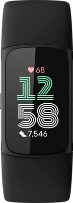 Fitbit Charge 6 - Obsidian/Black slimme horloges, Verzenden, Nieuw