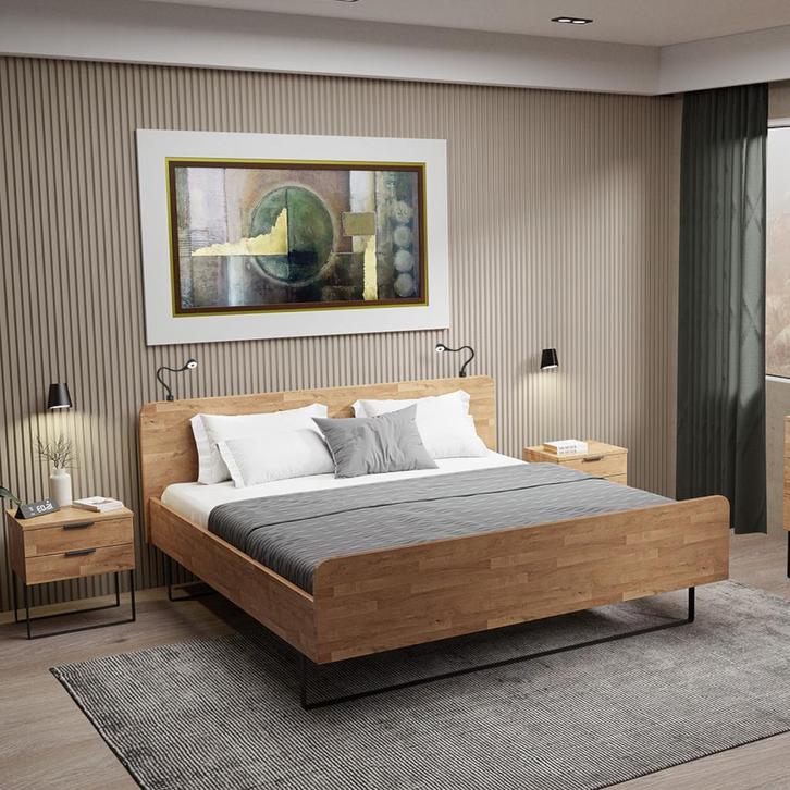 Van Os Ledikant Lucas Royal - 160 x 200, Maison & Meubles, Chambre à coucher | Lits