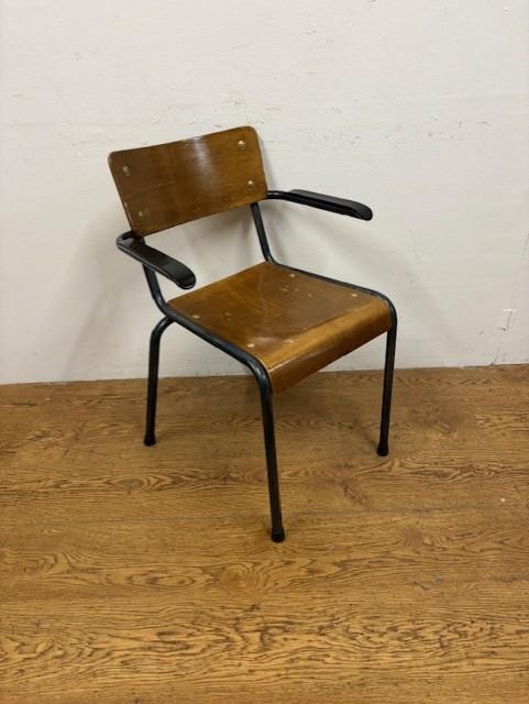 Gebruikte Schoolstoel m/a - S3978- Vintage/Café, Huis en Inrichting, Stoelen, Ophalen