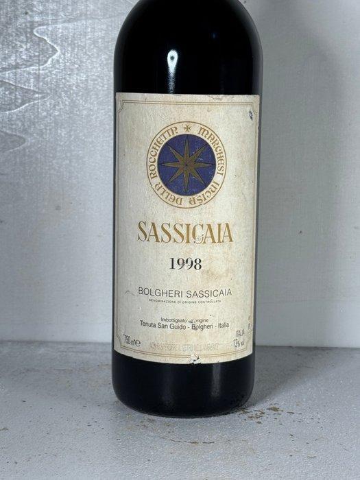 1998 Tenuta San Guido, Sassicaia - Super Tuscans - 1 Fles, Verzamelen, Wijnen