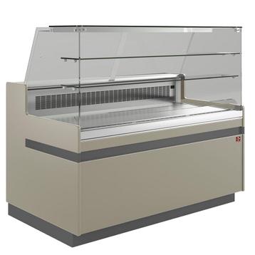 Uitstaltoonbank EN & GN, hoge ruit, geventileerd, zonder res, Verzenden