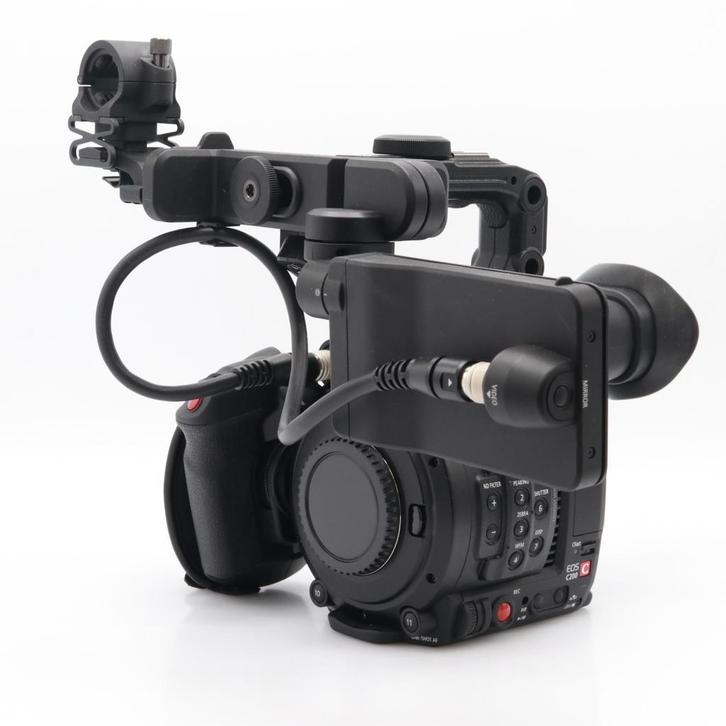 Canon EOS C200 EF-mount Cinema Camera with grip, viewfinder, Audio, Tv en Foto, Fotocamera's Digitaal, Zo goed als nieuw, Canon
