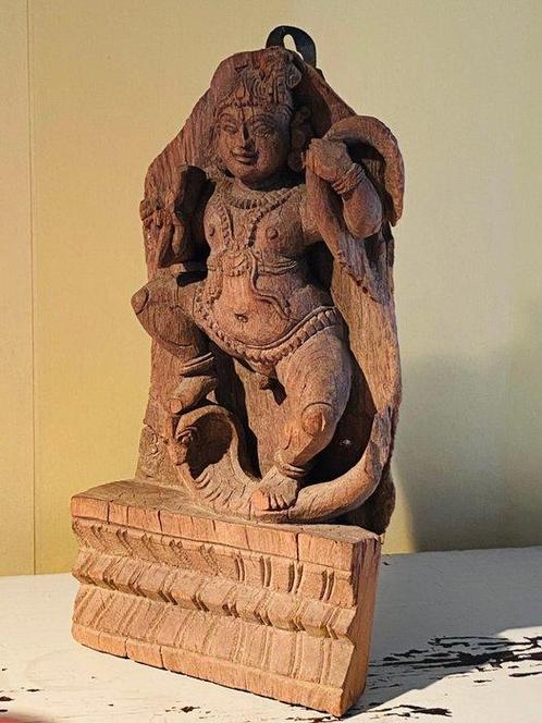 Krishna, tempelpanelen van een tempelwagen, Ratha - Hout -, Antiek en Kunst, Kunst | Niet-Westerse kunst