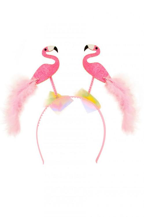 Haarband Flamingos Diadeem Licht Roze Veertjes Tiki Hawaii, Kleding | Dames, Carnavalskleding en Feestkleding, Nieuw, Ophalen of Verzenden