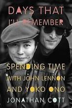 Days that Ill remember 9780385536370 Jonathan Cott, Verzenden, Zo goed als nieuw, Jonathan Cott