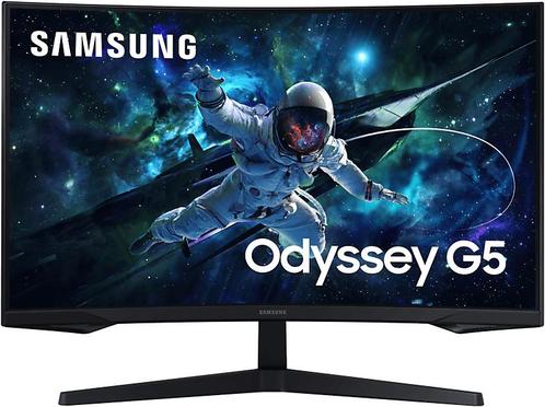 Samsung - QHD Gaming monitor - 32 inch - Zwart, Computers en Software, Monitoren, VA, In hoogte verstelbaar, 1 tot 2 ms, Nieuw