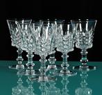 Prachtig lot van 6 antieke kristallen Val Saint Lambert